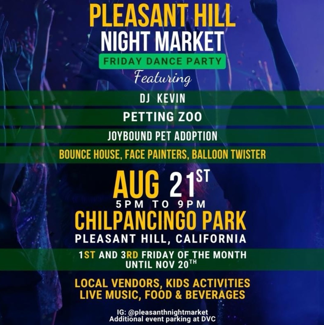 Pleasant Hill Night Market – Aug 21